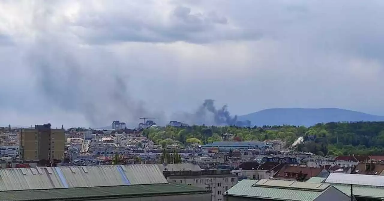 Brand in Post-Zentrum: Rauchwolken über ganz Wien