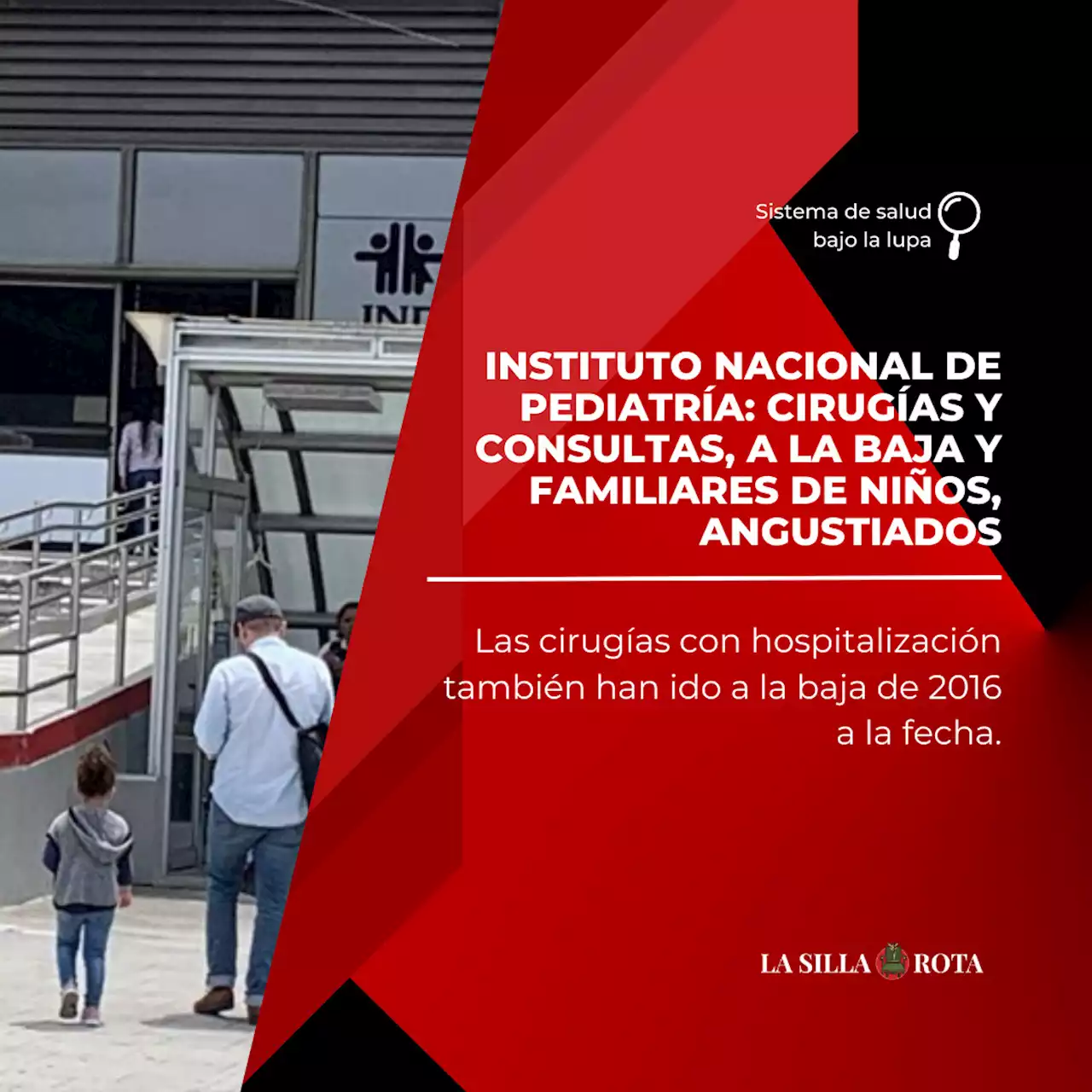 Instituto Nacional de Pediatría: cirugías y consultas, a la baja y familiares de niños, angustiados