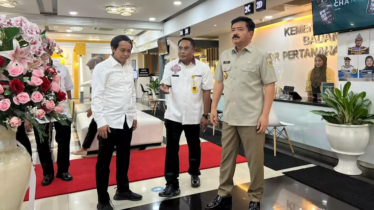 Pasca Libur Lebaran Idul Fitri, Menteri Hadi Tjahjanto Tinjau Pelayanan BPN Jakarta Barat