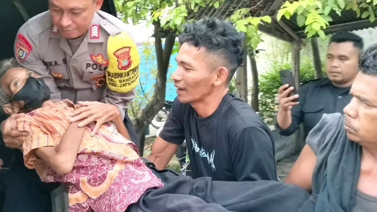 Seorang Lansia Lumpuh Diduga Dibuang Keluarganya di Pinggir Jalan Tangerang