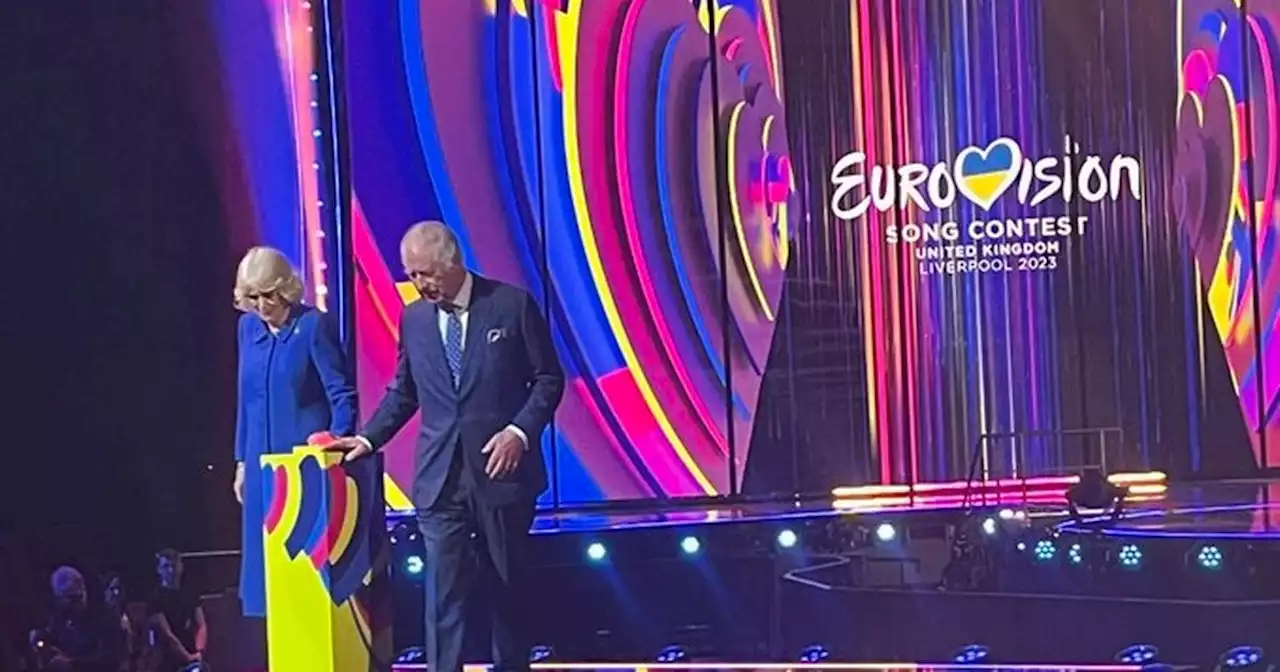 King Charles and Queen Consort unveil Eurovision stage in Liverpool