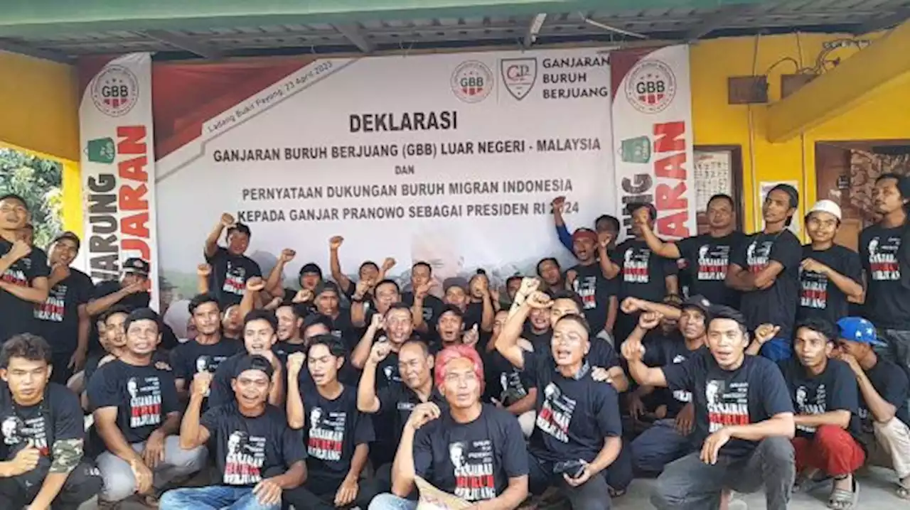 Ratusan Buruh Migran Indonesia Gabung GBB Dukunga Ganjar di Pilpres 2024