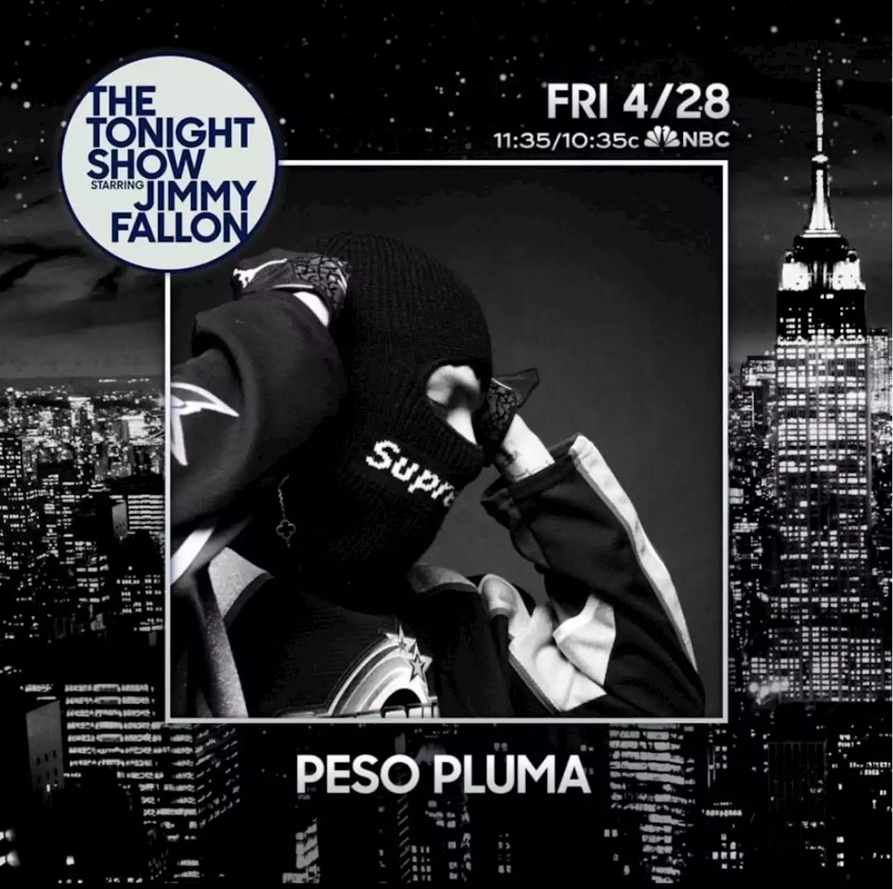 Peso Pluma llevará sus corridos tumbados a 'The Tonight Show'