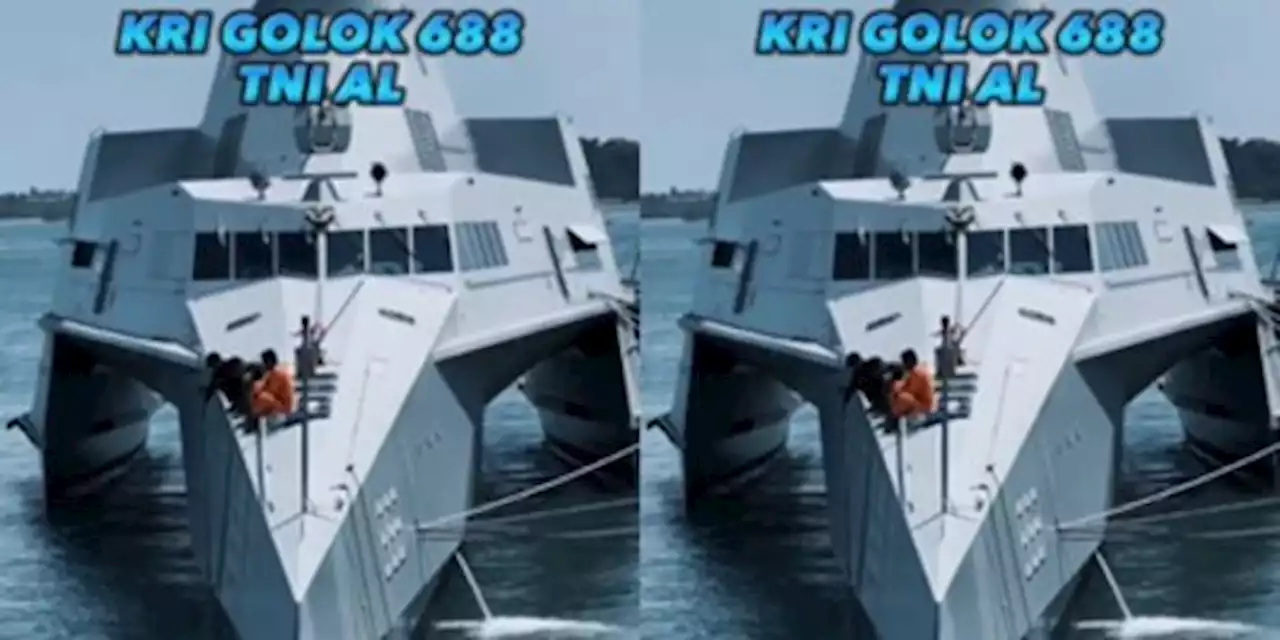 Potret Sangar KRI Golok 688 Milik TNI AL, Kapal Siluman Canggih Buatan Anak Bangsa | merdeka.com