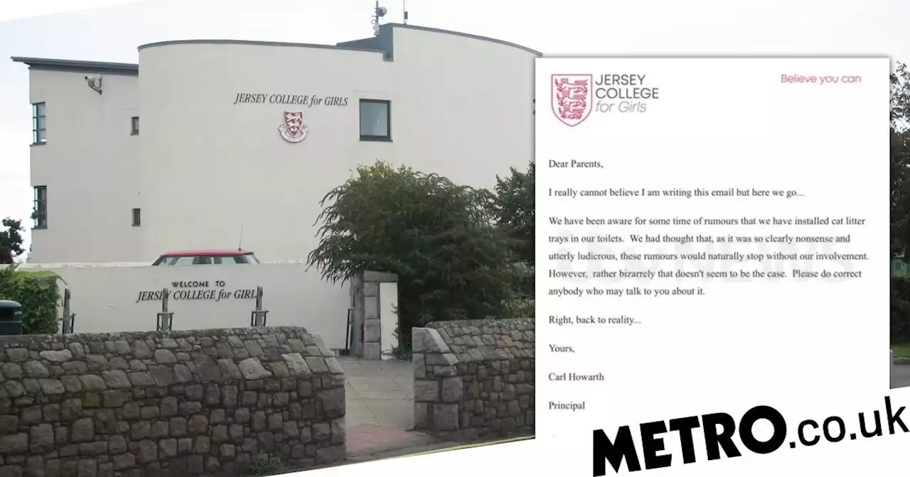 Confused headteacher denies rumour he's put cat litter trays in school toilets