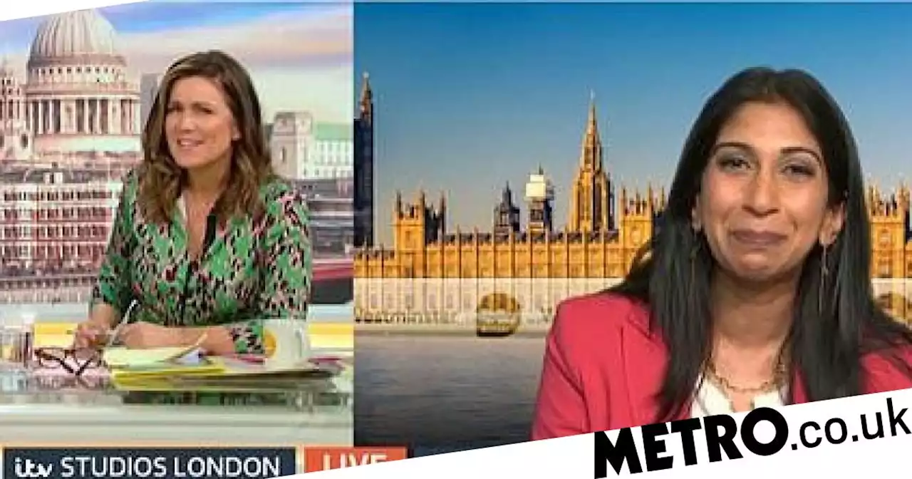 Susanna Reid applauded for 'tying Suella Braverman up in knots' over police cuts