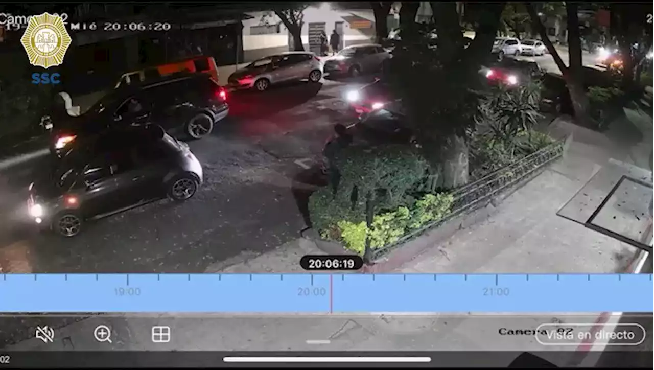 Robo de autopartes en CdMx. Caen dos posibles ladrones