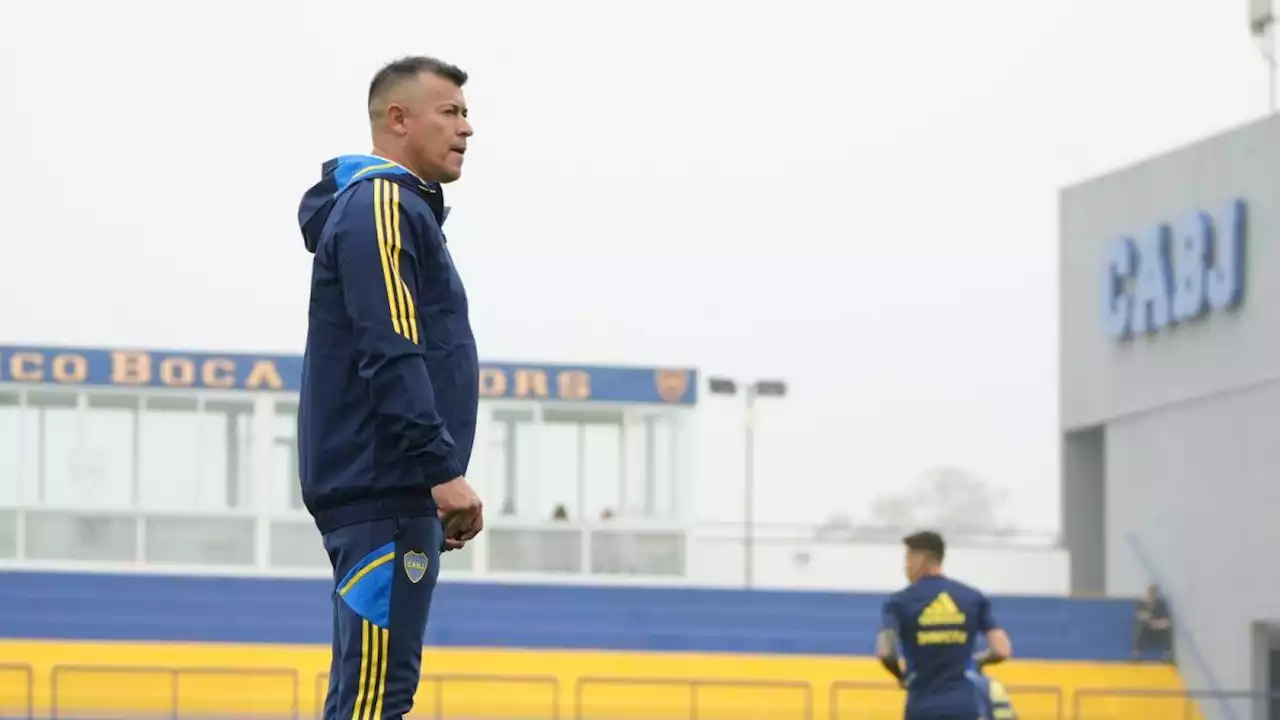 Boca entrenó a puertas abiertas: el feo momento de un juvenil recién subido por Almirón