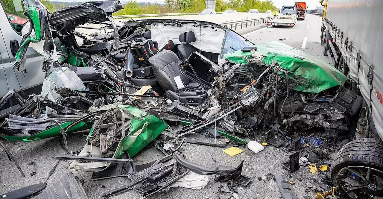 Riesenglück: Lenker überstand schweren Unfall auf A25 fast unverletzt