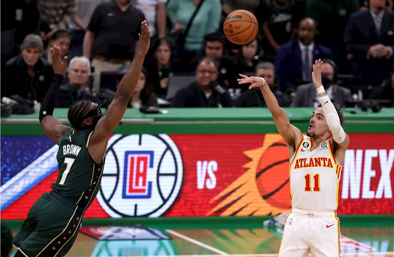 Trae Young’s 3-pointer in closing seconds leads Hawks past Celtics in Game 5