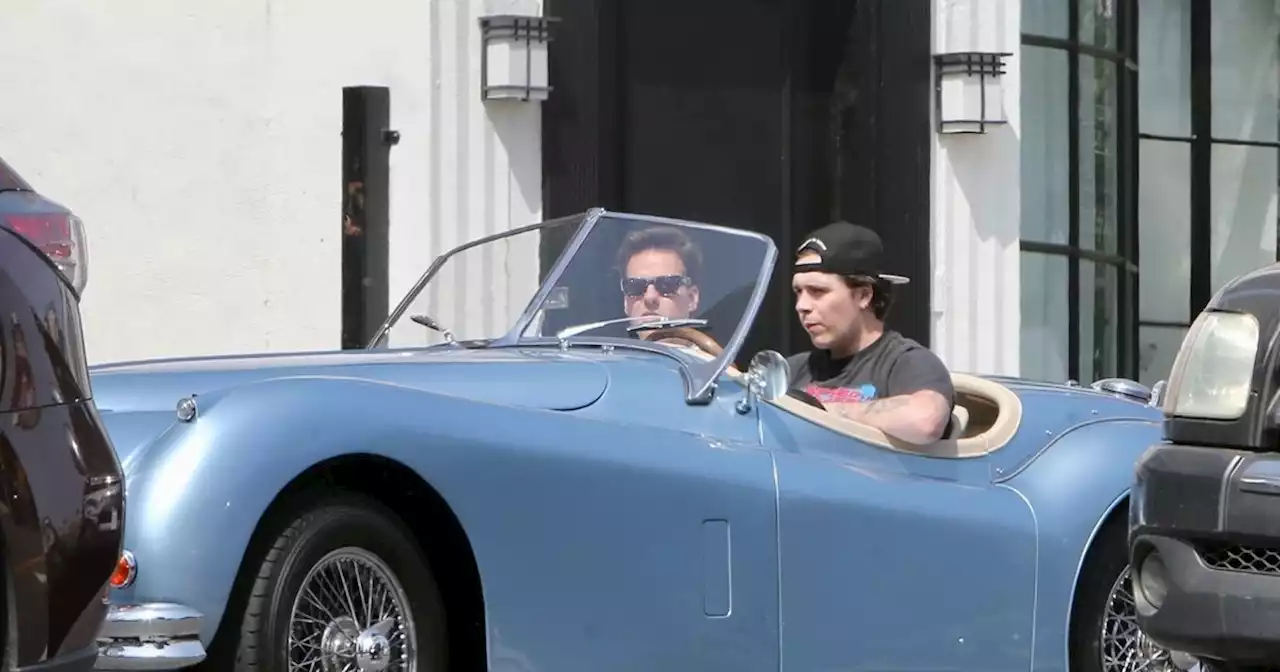 Brooklyn Beckham goes for drive in vintage car that David gifted him for wedding