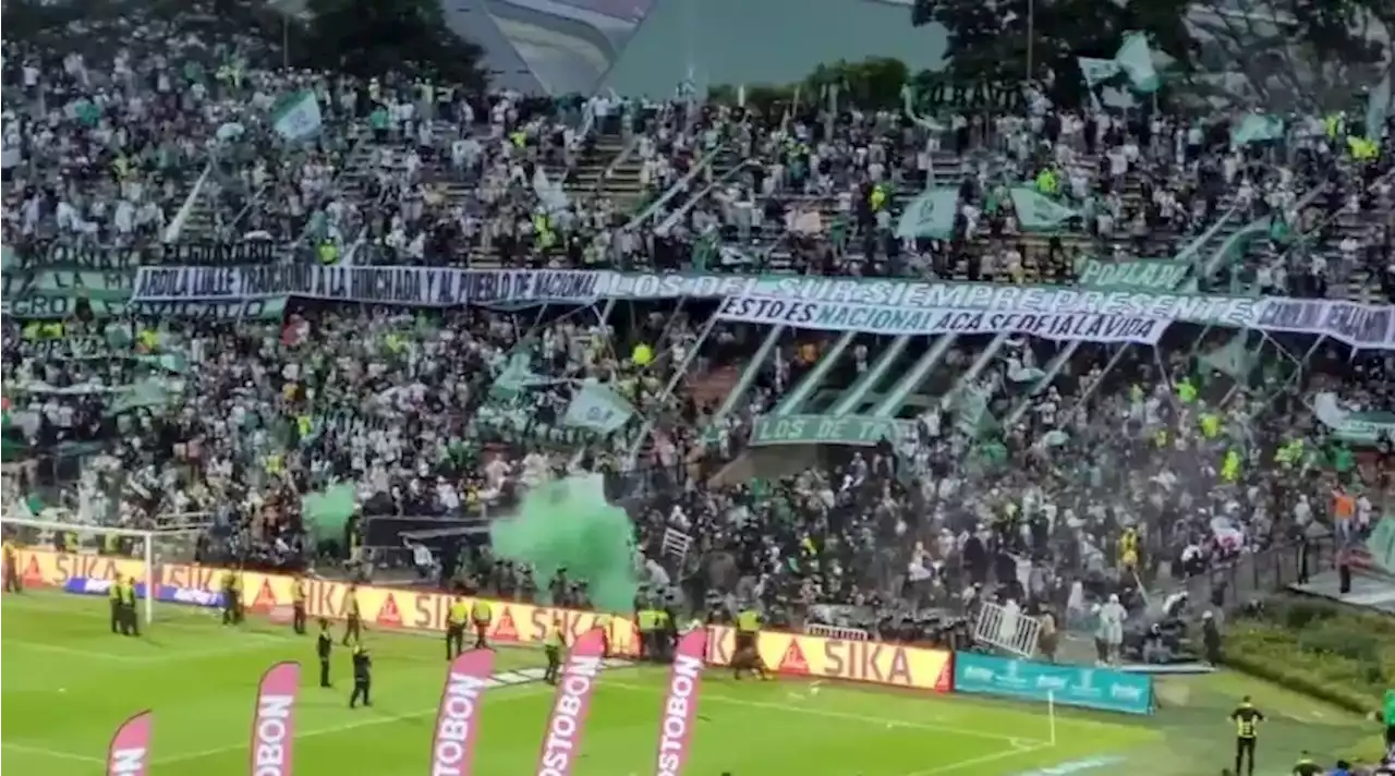 Medellín se pronunció e hizo tajante llamado a barra brava de Nacional, que salió premiada - Pulzo