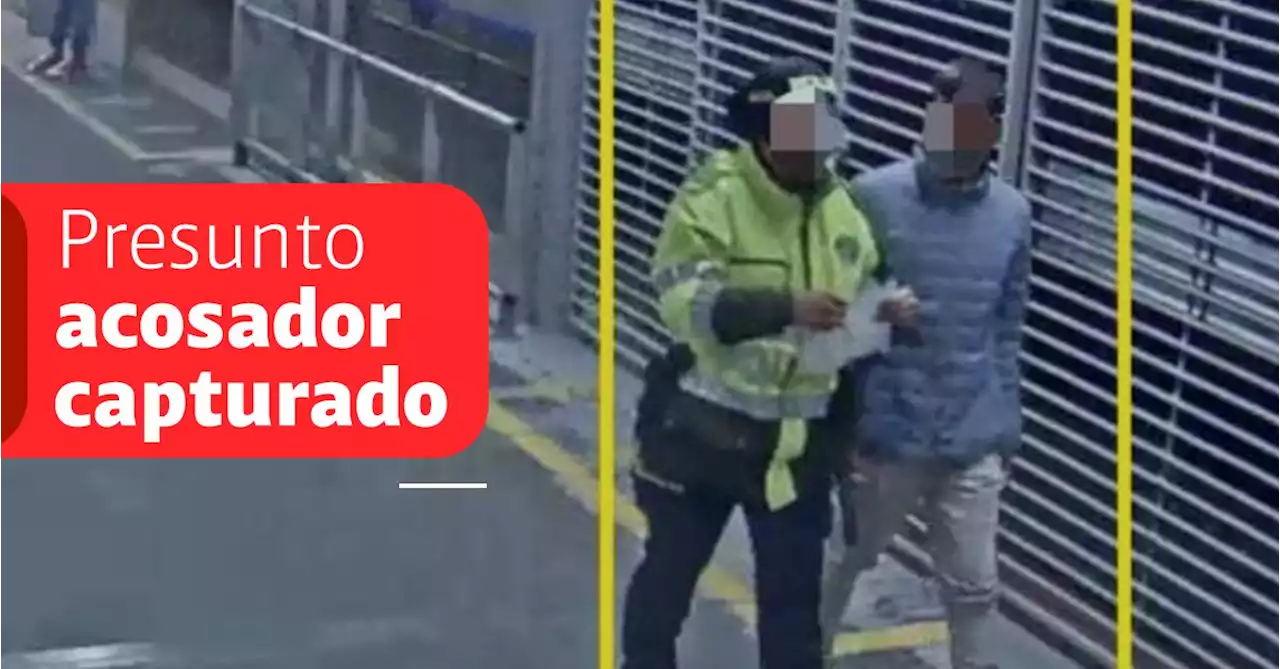 Señalado acosador en TransMilenio fue capturado en flagrancia por patrullera de la Policía