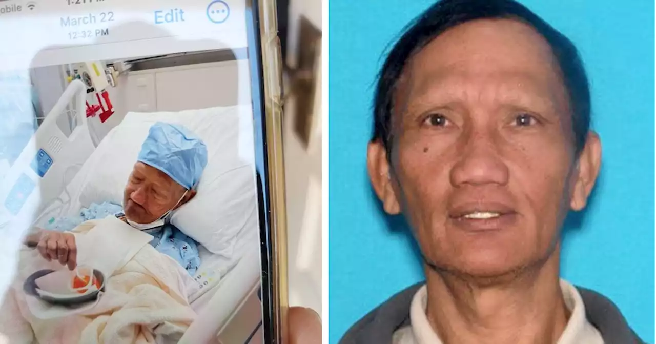 Man with feeding tube reported missing in San Francisco