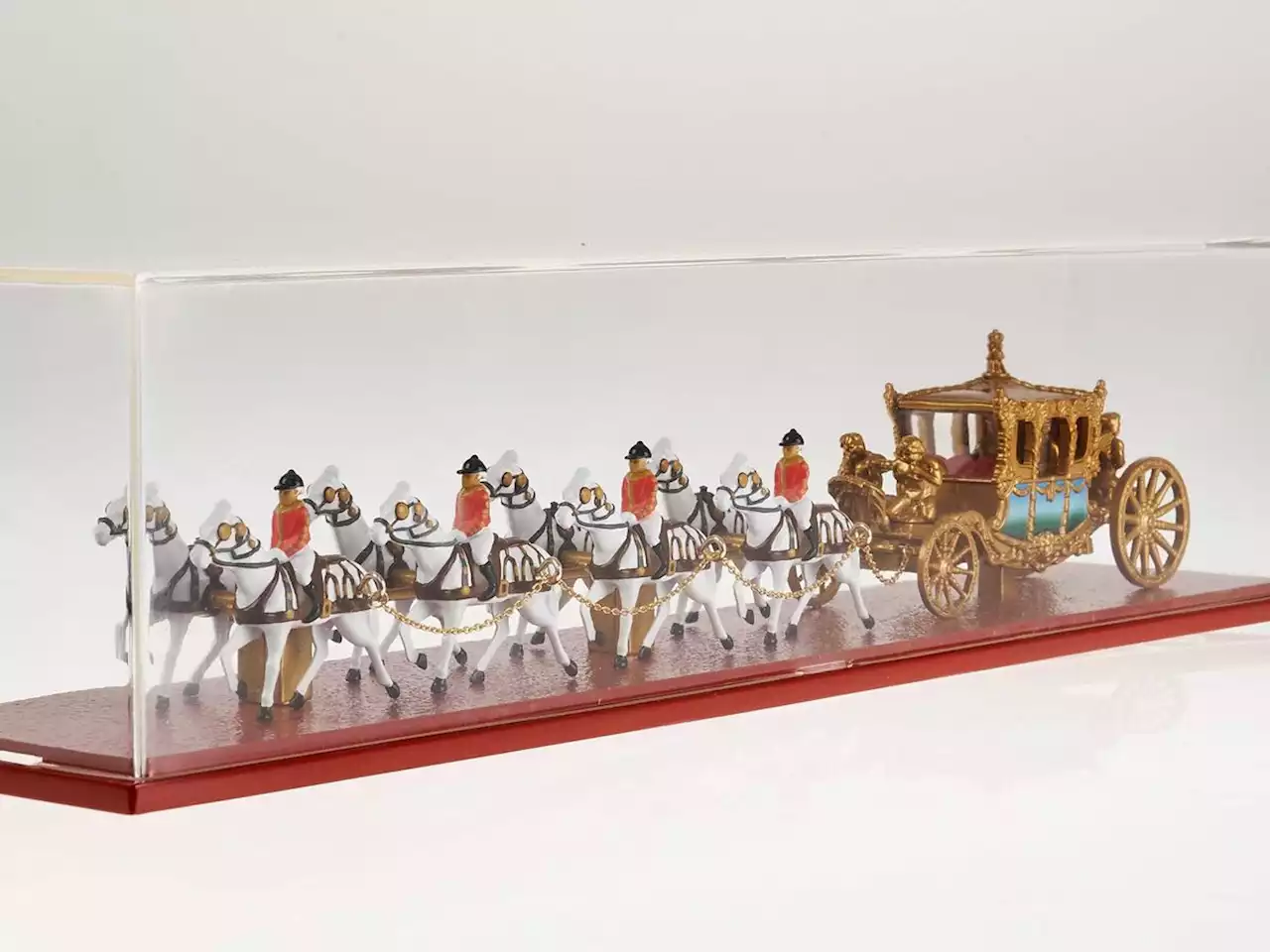 Toy car brand Matchbox unveils tiny model Gold State Coach to mark coronation