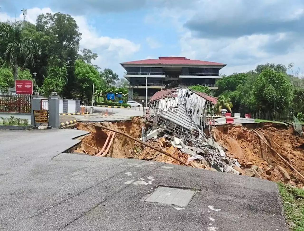 Landslide at anti-graft academy caused by water