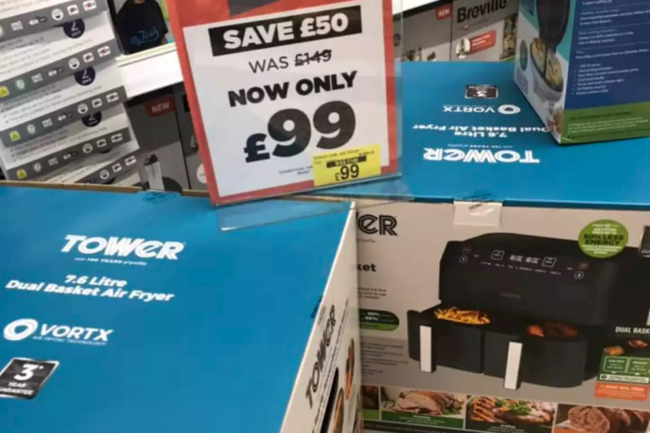 Shoppers are rushing to B&M to nab items in the sale - including air fryers