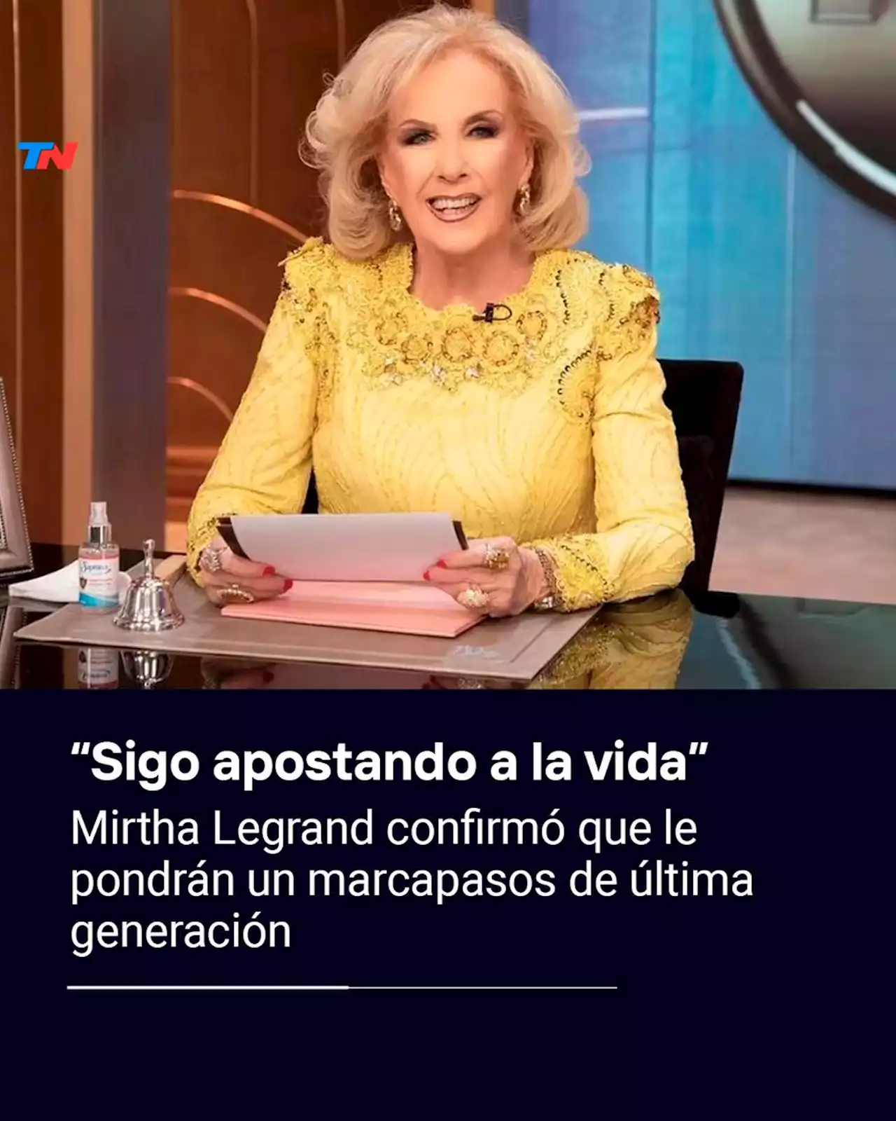 Mirtha Legrand confirmó que le pondrán un marcapasos: “Sigo apostando a la vida”