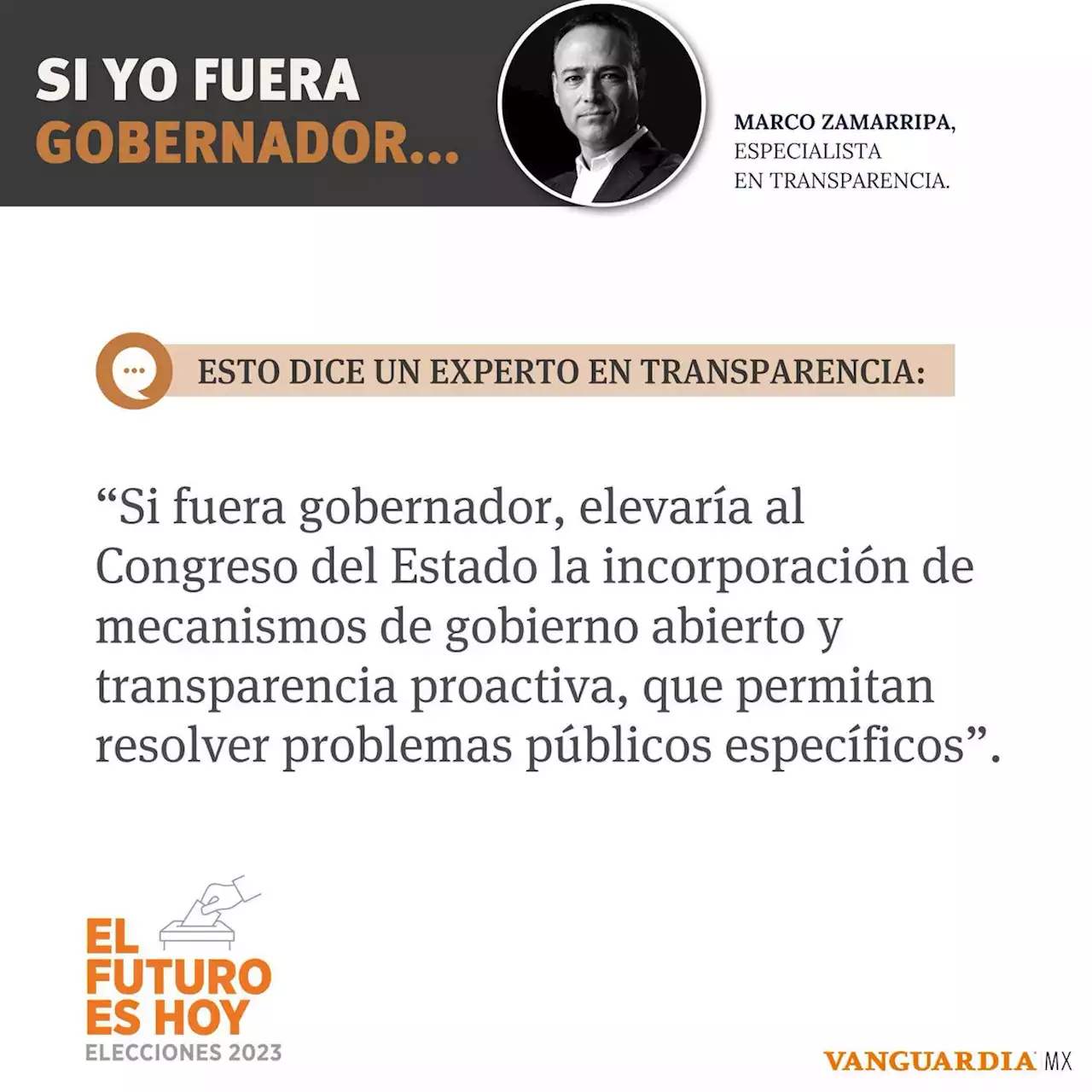 ¿Qué haría un experto en transparencia si fuera Gobernador de Coahuila?