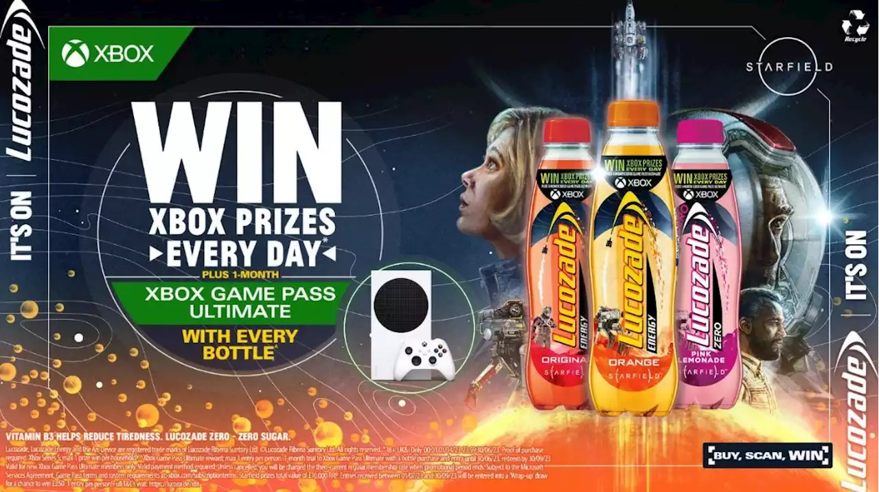 Xbox kicks off Starfield marketing with Lucozade promotion | VGC