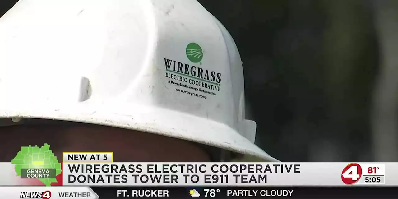 Wiregrass Electric Cooperative donates tower to E911 team