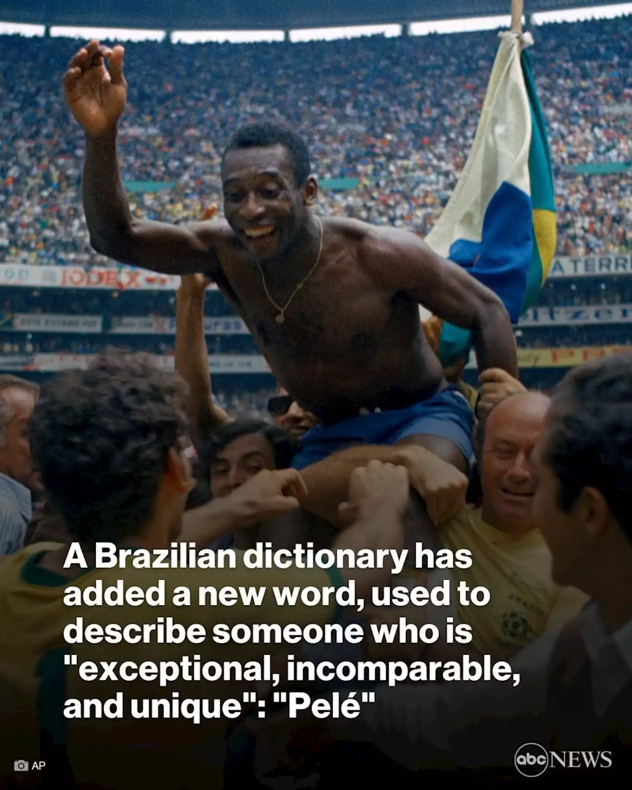 Brazilian dictionary adds Pelé as adjective, synonym of best