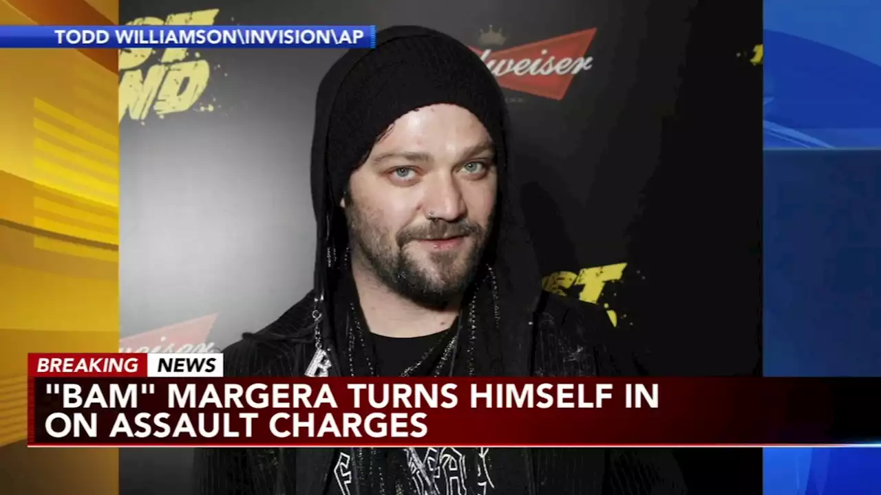 'Bam' Margera, 'Jackass' star, turns himself in, appears in court on assault charges