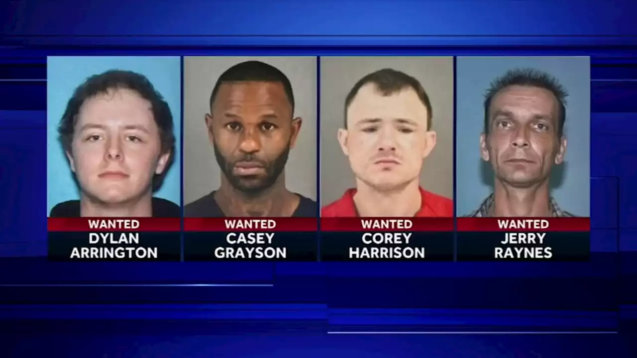 3 of 4 escaped Mississippi inmates remain on run; Escapee Dylan Arrington located