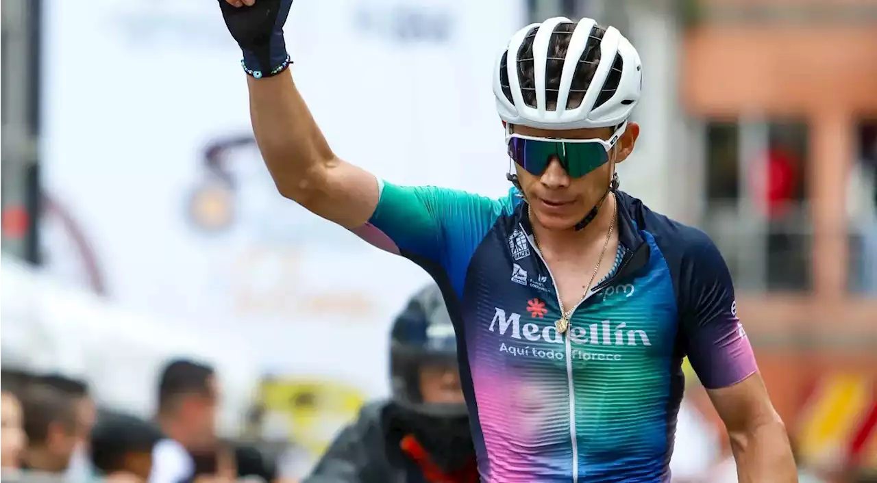 [Foto] Mala para Superman López; durísima caída lo llevó al retiro del Tour de Gila