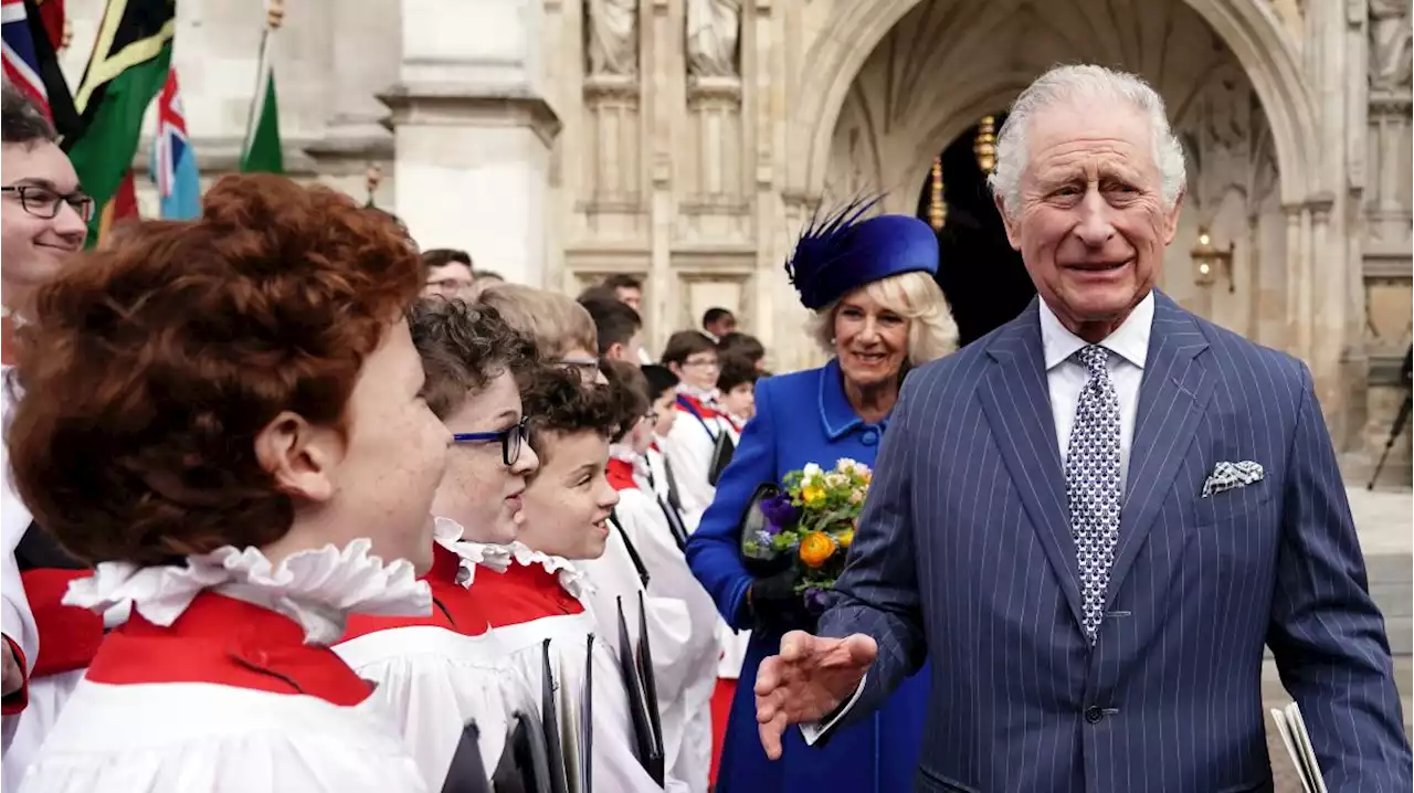 Für Charles und Camilla wird Westminster Abbey herausgeputzt