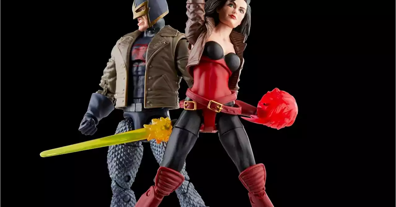 Avengers 60th Anniversary Marvel Legends Black Knight & Sersi 2-Pack