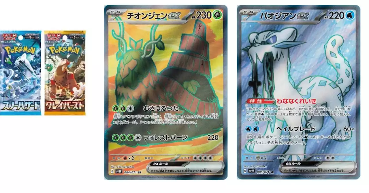 Pokémon TCG Japan: Snow Hazard Preview: Full Art Treasures