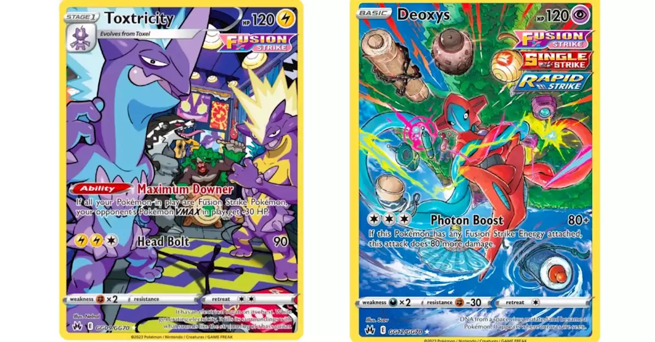 The Cards Of Pokémon TCG: Crown Zenith Part 34: Toxtricity & Deoxys