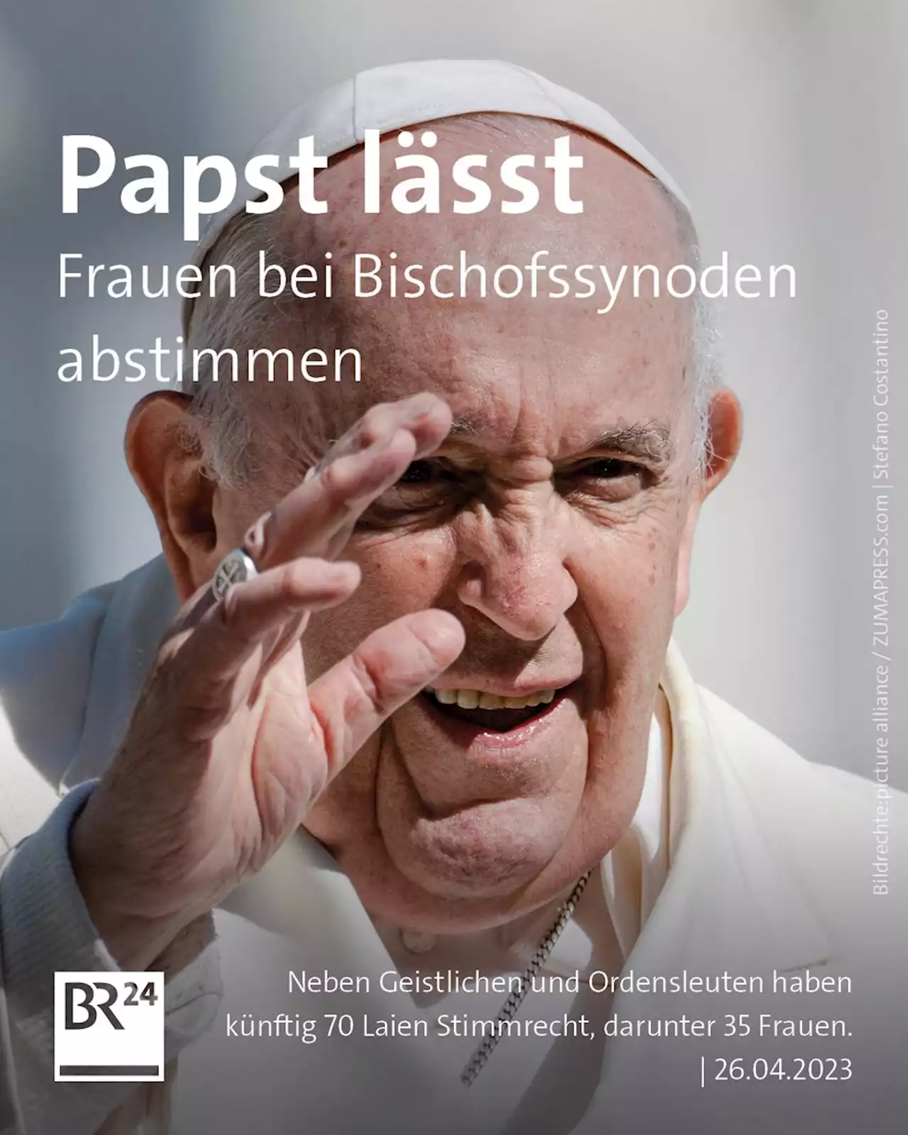 Papst lässt Frauen bei Bischofssynoden abstimmen