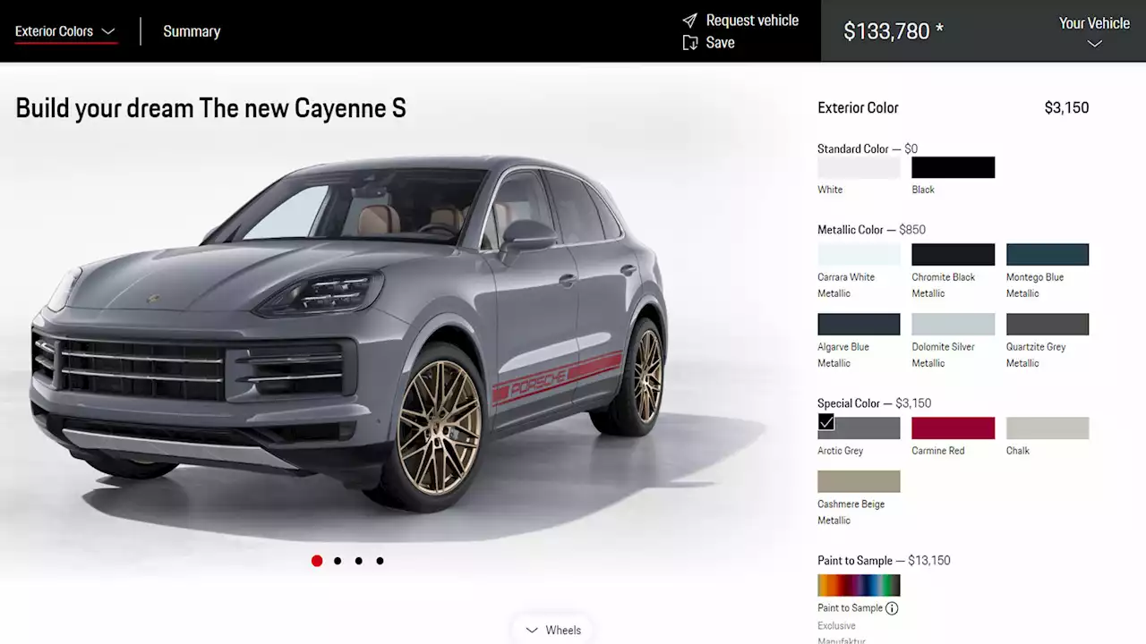 2024 Porsche Cayenne Configurator Goes Live, Reveals Passenger Display Costs $1,490 | Carscoops