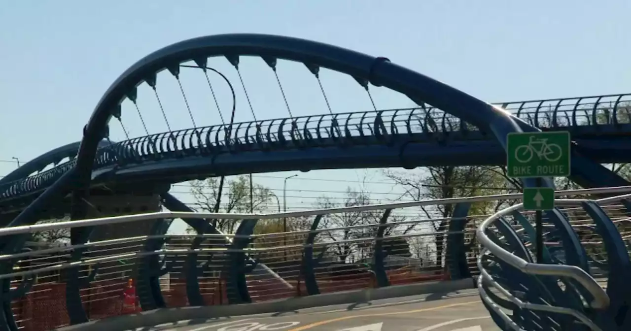 New 43rd Street pedestrian bridge opens in Bronzeville