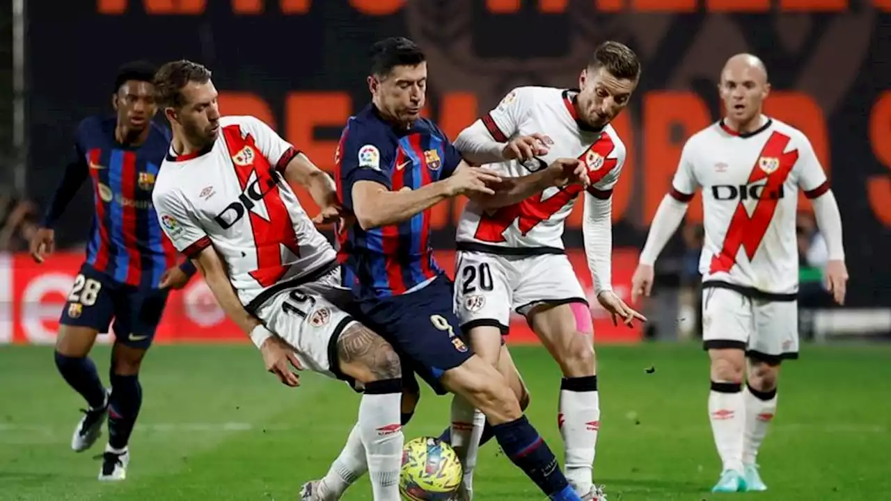 Barcelona stunned by Rayo Vallecano in surprise 2-1 defeat