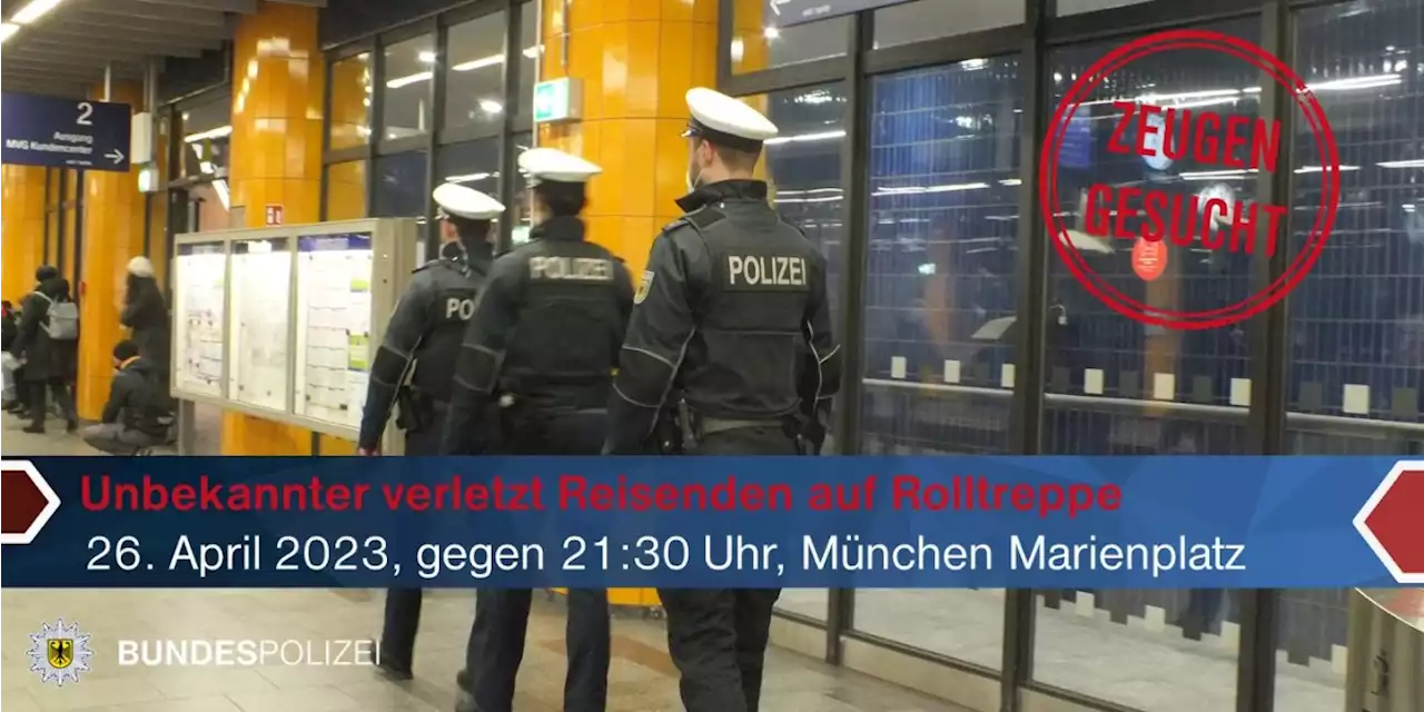 Streit auf der Rolltreppe Reisende angepöbelt – 57-Jähriger verletzt --- (Cityreport24-Nachrichtenblog)