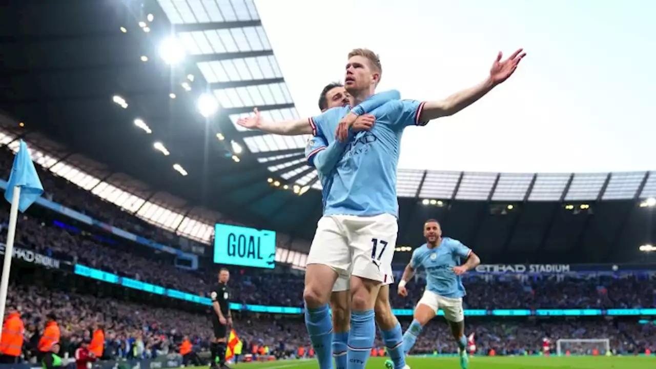 Manchester City vs. Arsenal: Kevin De Bruyne inspires Premier League champion to key title race victory over Arsenal | CNN