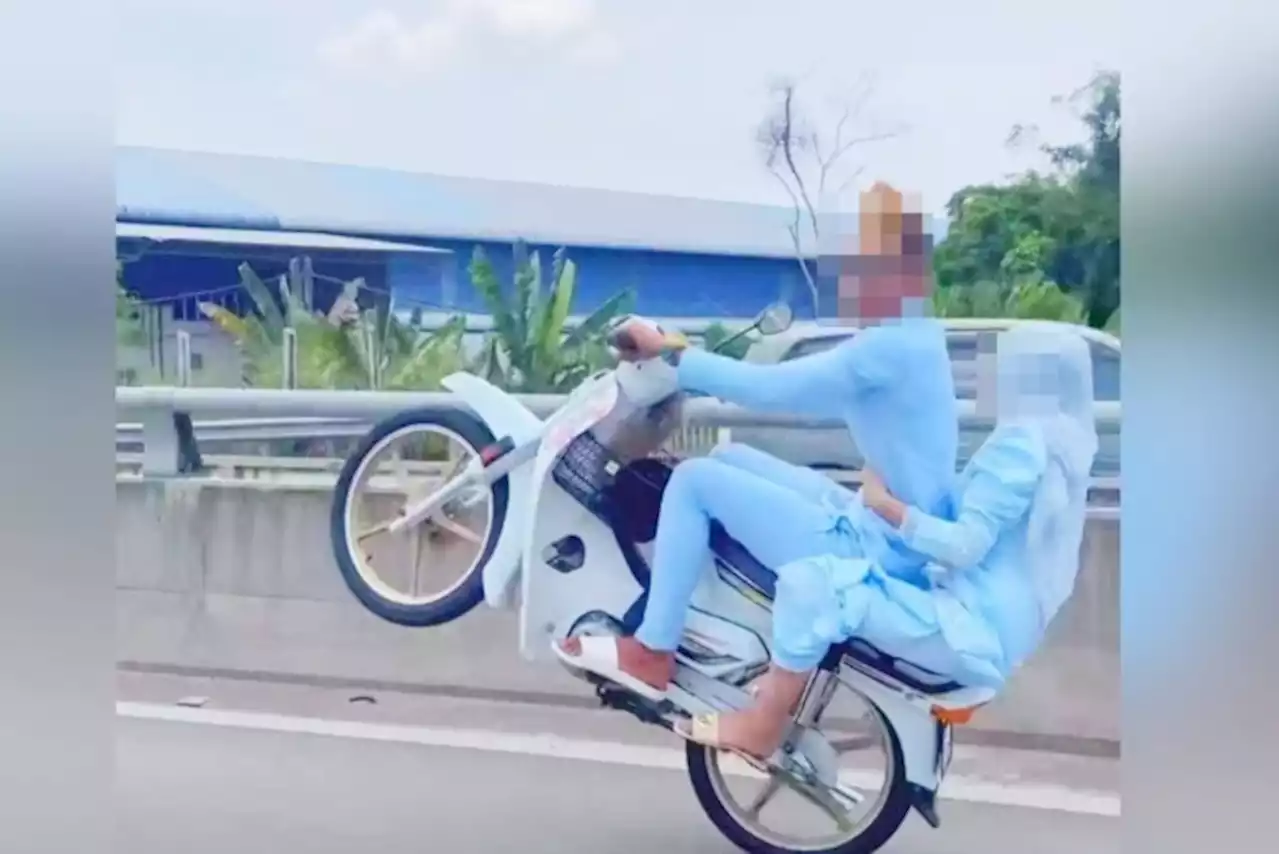 Suami isteri ditahan bantu siasatan aksi 'wheelie'