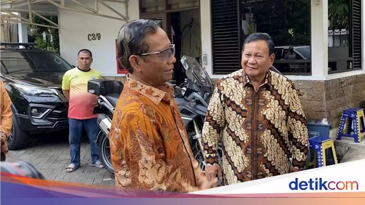 Respons Mahfud Ditanya Cocok Jadi Cawapres Prabowo