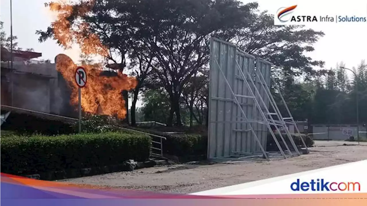 Ini Kronologi Semburan Api di Rest Area Tol Cipali yang Kini Masih Nyala