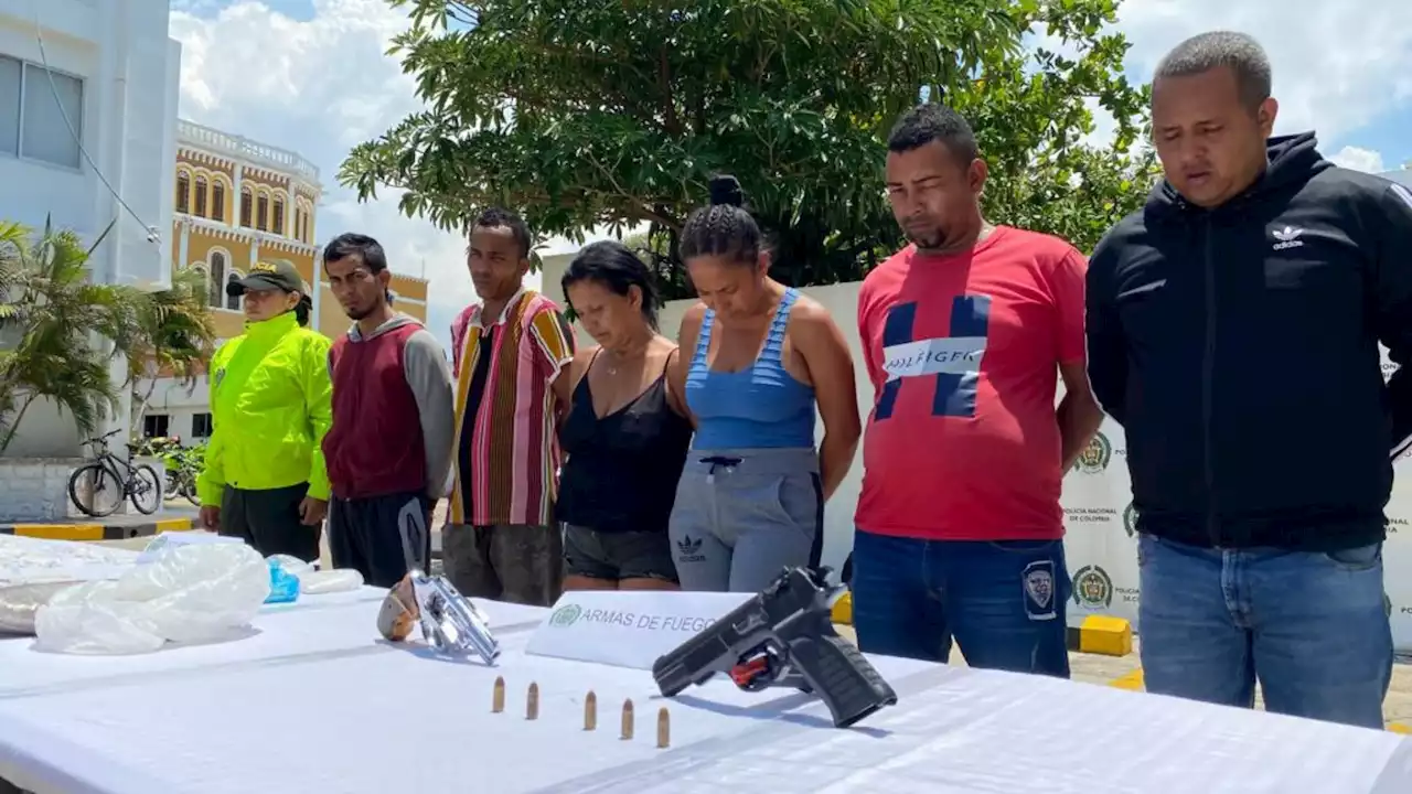 Policía y Ejército capturan a siete personas por tráfico de estupefacientes