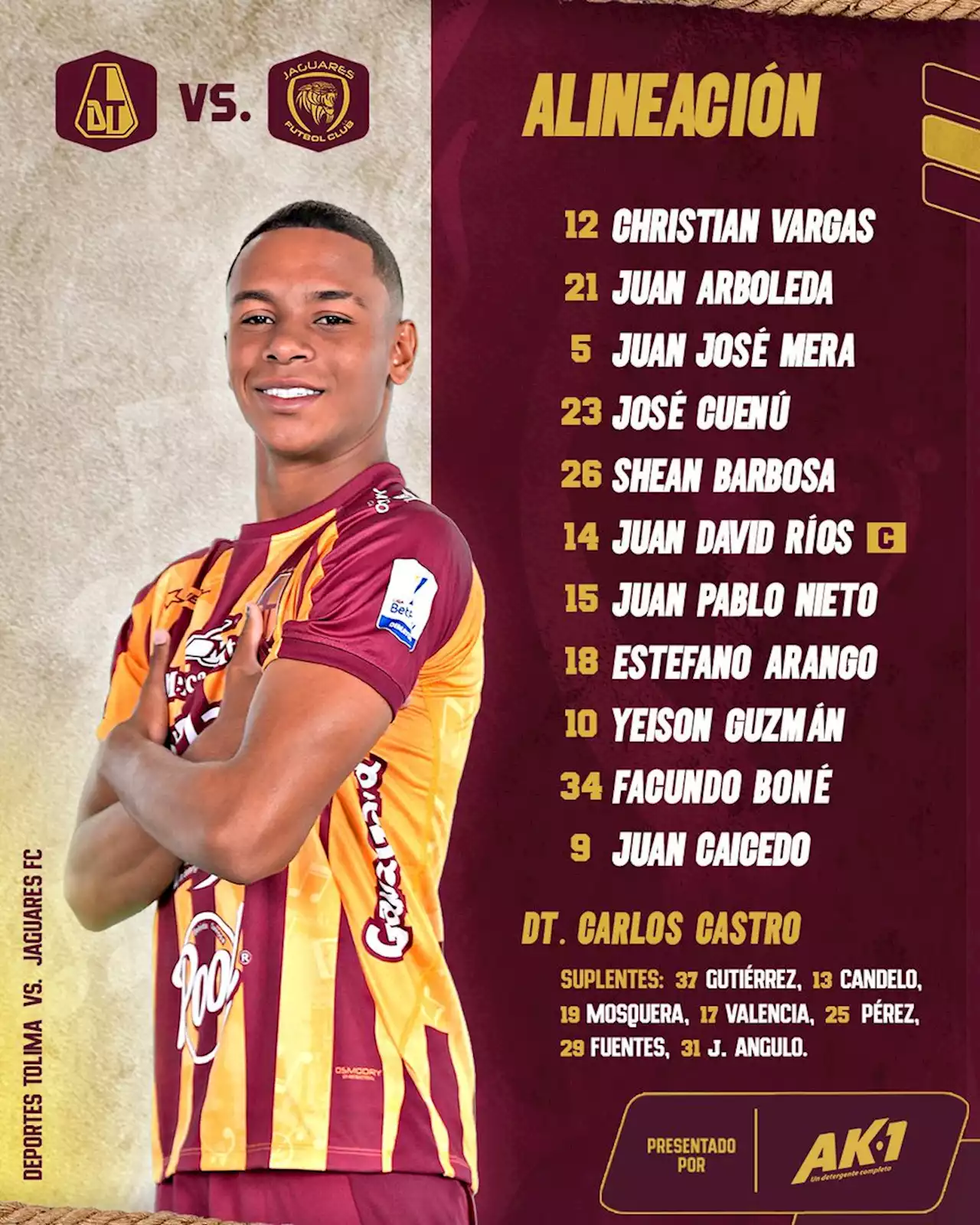 Deportes Tolima vs Jaguares EN VIVO: los pijaos buscan revivir en Liga