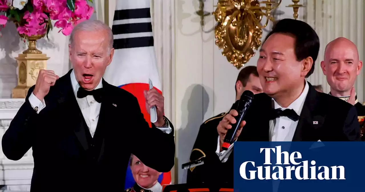 South Korean president sings American Pie at state dinner with Biden