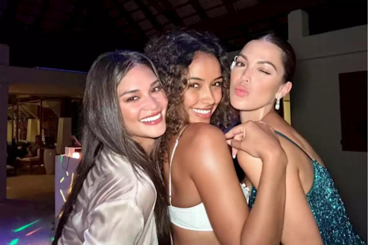 LOOK: Pia Wurtzbach reunites with French beauty queens Iris Mittenaere, Flora Coquerel