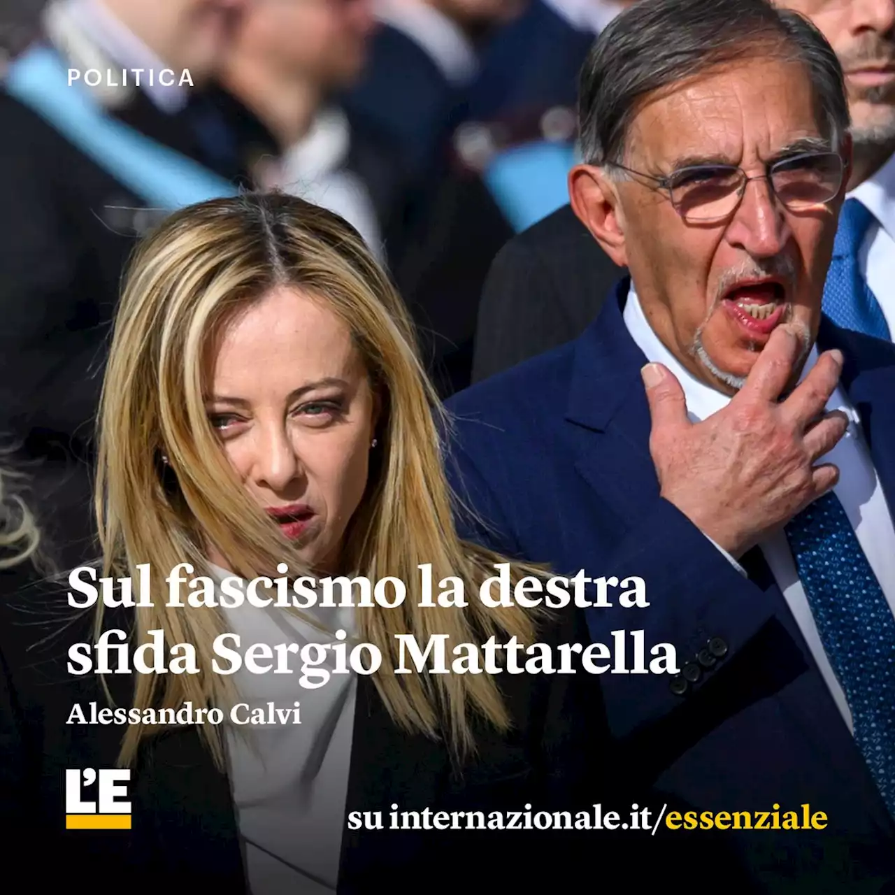 Sul fascismo la destra sfida Sergio Mattarella