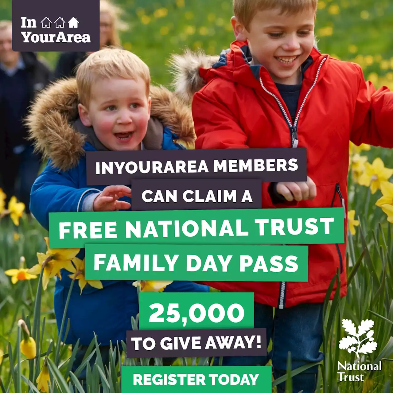 Celebrate this spring with a FREE National Trust family pass