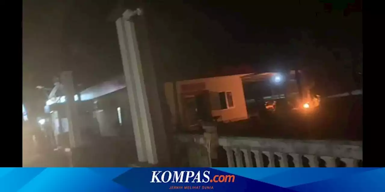 Mapolres Jeneponto Diserang OTK, Bom Molotov Meledak dan Satu Polisi Tertembak