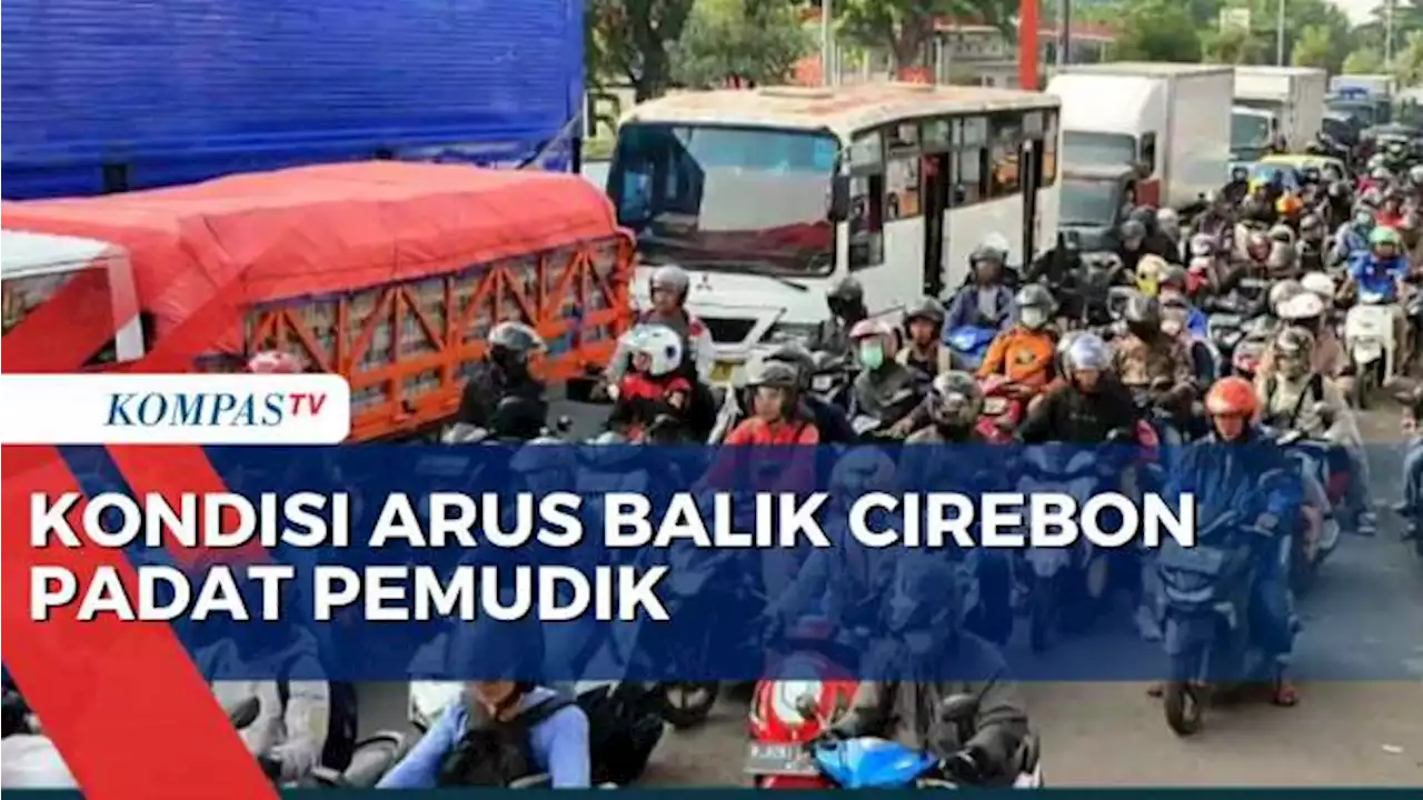 Jalan Simpang Pemuda Cirebon Pada Siang Hari Dipadati Pemudik Arus Balik | 27 April 2023